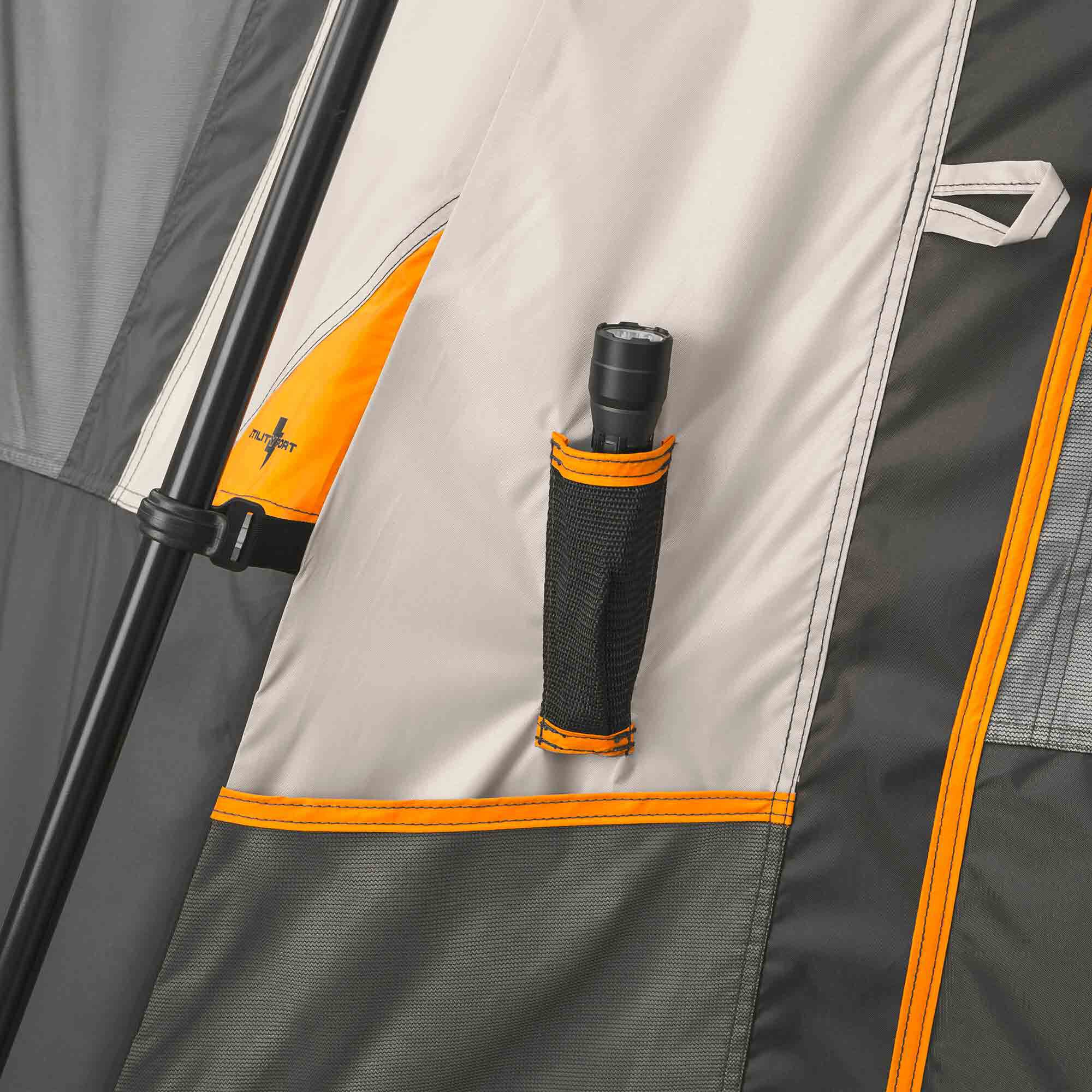Tent with discount ac port